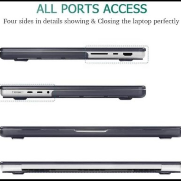 Package of Transparent MacBook case, screen protector, USB dust plug - Picture 4 of 4